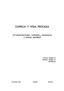 Cover for Familia y vida privada