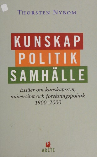 Cover for Kunskap, politik, samhalle