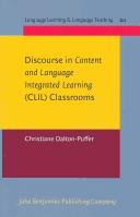 Cover for Discourse in Content and Language Integrated Learning (CLIL) Classrooms (Language Learning & Language Teachning)