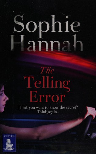 Cover for The telling error