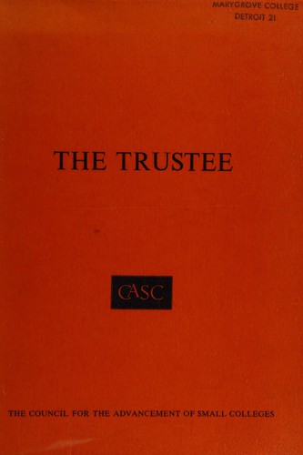 Cover for The trustee