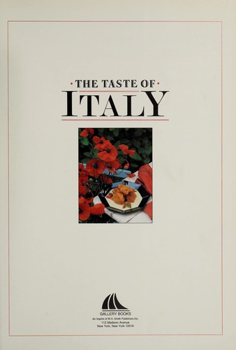 Cover for Taste of Italy
