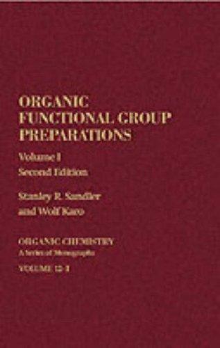 Cover for Organic functional group preparations