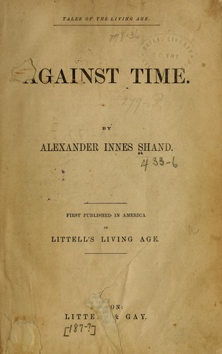 Cover for Against time