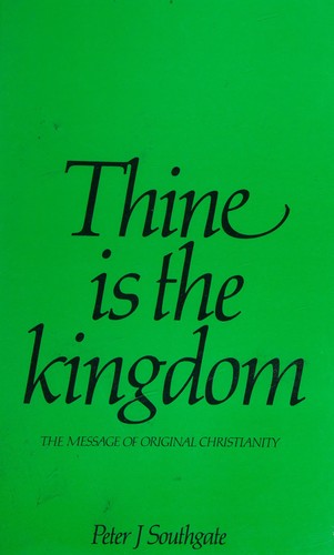Cover for Thine is the kingdom