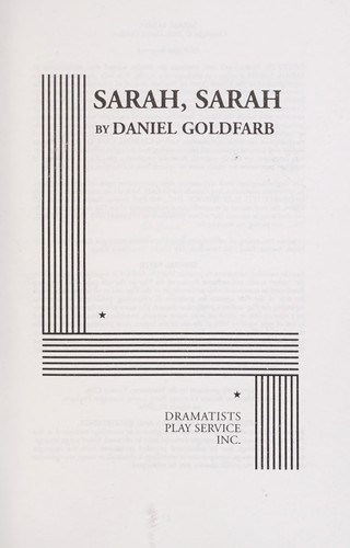 Cover for Sarah, Sarah