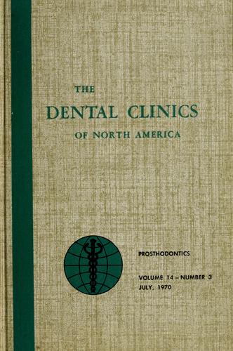 Cover for Symposium on prosthodontics