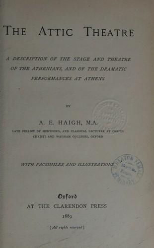 Cover for The Attic theatre