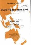 Cover for CLEO/Pacific Rim 2001