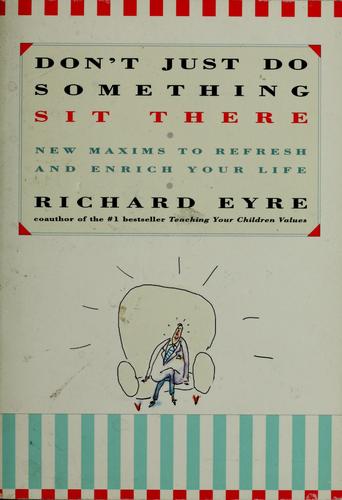 Cover for Don't just do something, sit there