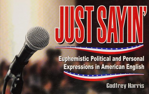Cover for Just sayin'