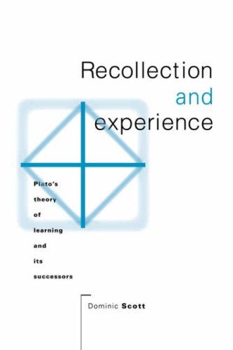 Cover for Recollection and Experience