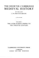 Cover for The shorter Cambridge medieval history