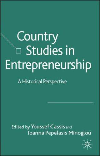 Cover for Entrepreneurship--country studies