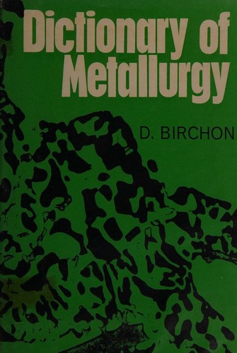 Cover for Dictionary of metallurgy