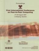 Cover for 1st International Conference on Peer-To-Peer Computing