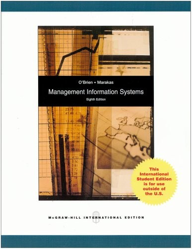 Cover for Management Information Systems with MISource 2007