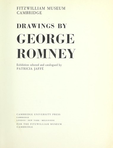 Cover for Drawings by George Romney