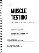 Cover for Muscle testing; techniques of manual examination