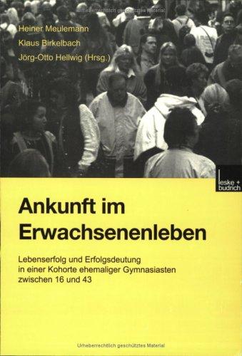 Cover for Ankunft im Erwachsenenleben.
