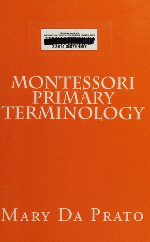 Cover for Montessori primary terminology