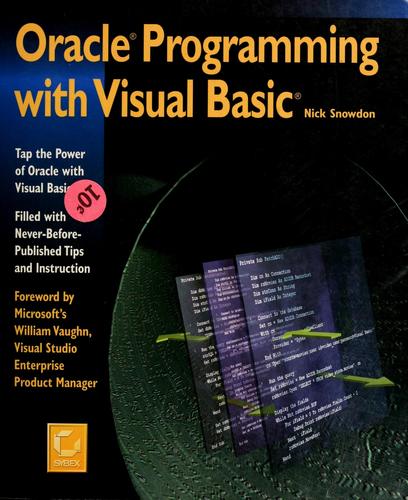 Cover for Oracle programming with Visual Basic