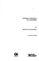 Cover for Estado y política en Colombia
