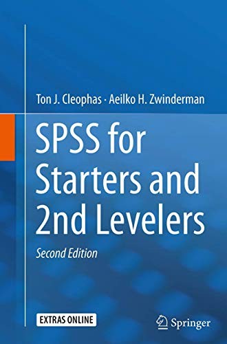 Cover for SPSS for Starters and 2nd Levelers