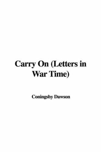 Cover for Carry On (Letters in War Time)