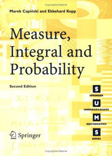 Cover for Measure, Integral and Probability