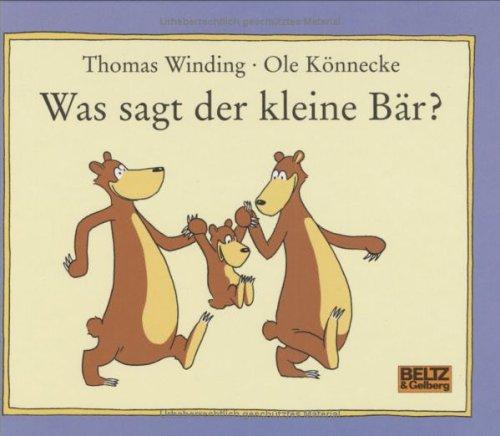 Cover for Was sagt der kleine Bär?