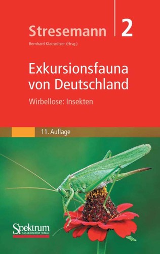 Cover for Exkursionsfauna von Deutschland