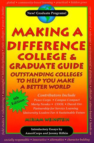 Cover for Making a Difference College & Graduate Guide