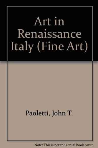 Cover for Art in Renaissance Italy