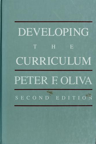 Cover for Developing the curriculum