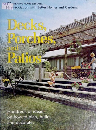 Cover for Decks, porches, and patios