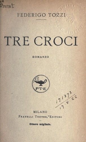 Cover for Tre croci