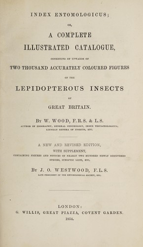 Cover for Index entomologicus