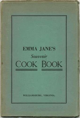 Cover for Emma Jane's souvenir cook book