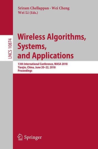 Cover for Wireless Algorithms, Systems, and Applications