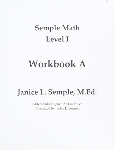 Cover for Semple math