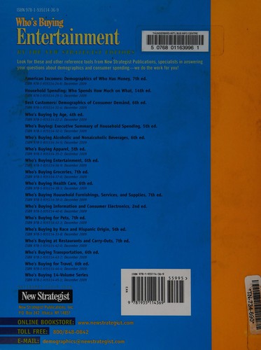 Cover for Who's buying entertainment