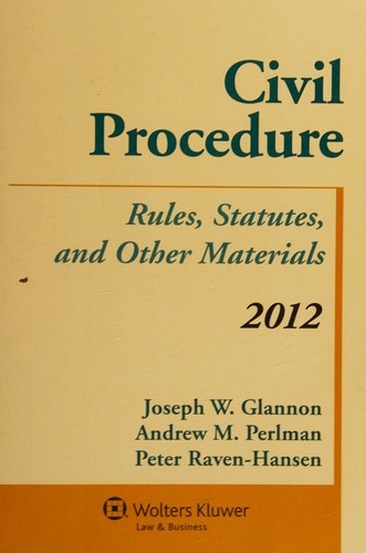 Cover for Civil Procedure