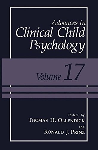 Cover for Advances in Clinical Child Psychology