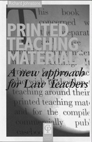 Cover for PRINTED TEACHNG MATERIALS