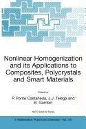 Cover for Nonlinear Homogenization and its Applications to Composites, Polycrystals and Smart Materials