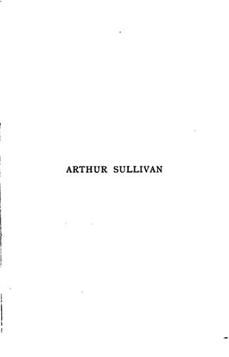 Cover for Arthur Sullivan