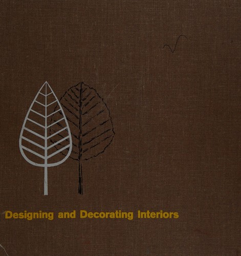 Cover for Designing and decorating interiors. [With photographs and illustrations.].