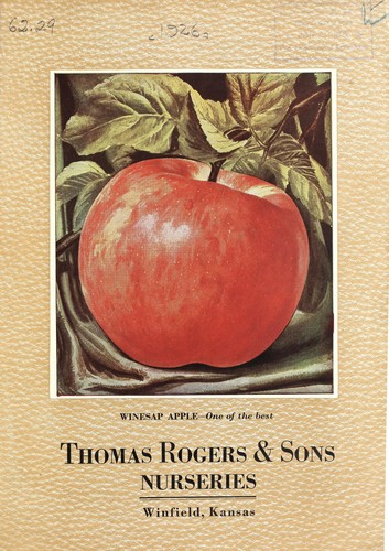 Cover for Thomas Rogers & Sons Nurseries [catalog]