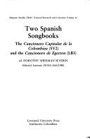 Cover for Two Spanish Songbooks